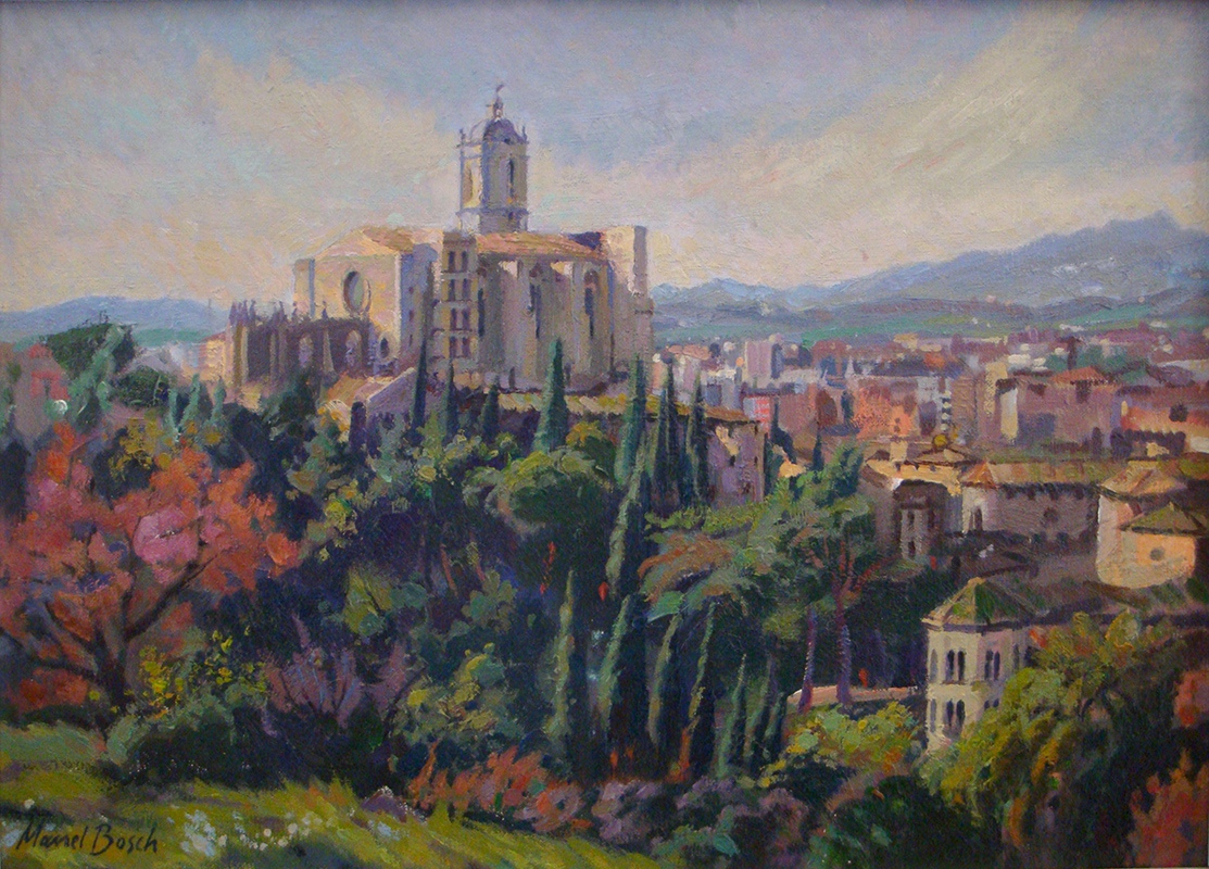 Girona from Montjuïc